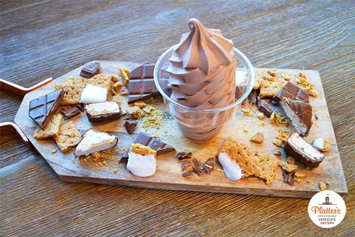 Smores Is The Custard Of The Week At Platters Ice Cream Shoppe Platters Chocolates 5497